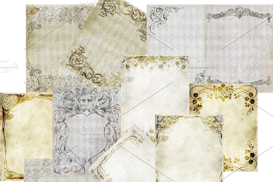 Antique frames  in Textures - product preview 8
