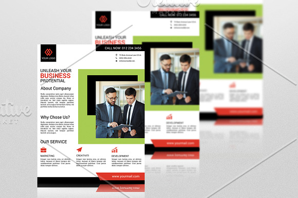 Business Flyer Template -V568 in Flyer Templates - product preview 1