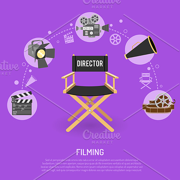Cinema and Movie Themes in Movie Icons - product preview 6
