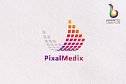 Data Pixel Logo Design Templates