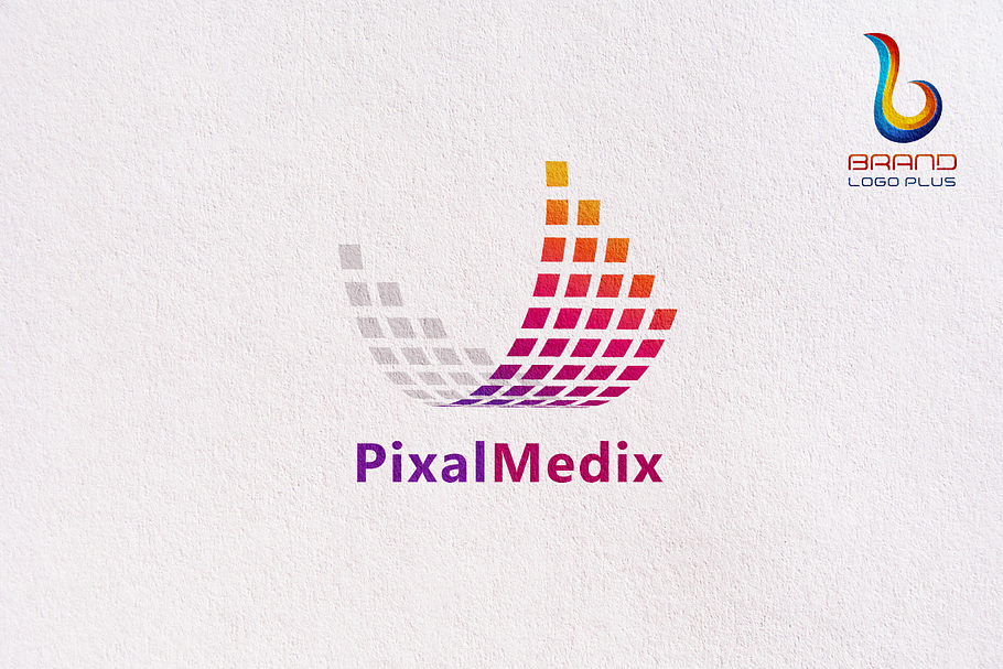 Data Pixel Logo Design Templates
