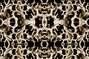 Interlace Dark Ornate Seamless Pattern