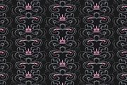 Swirl pattern vintage style