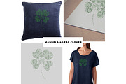 Mandela 4-Leaf Clover Vector