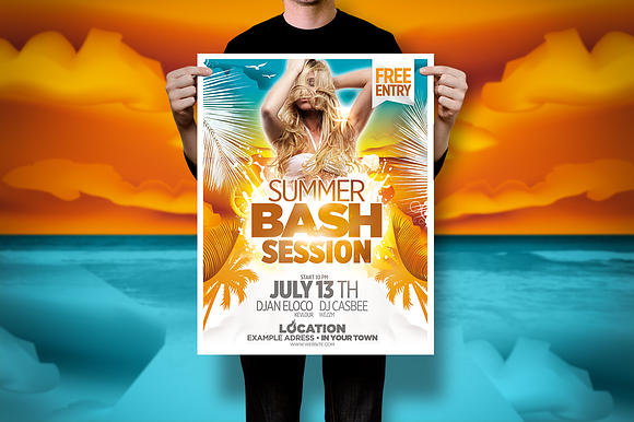 Summer Bash Session in Flyer Templates - product preview 1