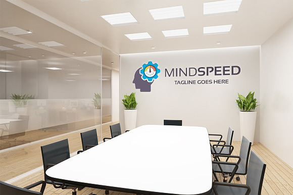 Mind Speed Logo in Logo Templates - product preview 3