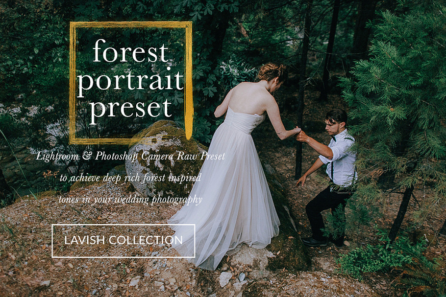 Forest Portraiture Wedding Presets