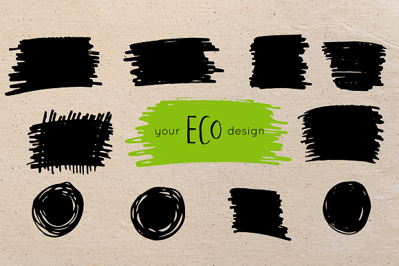 Organic and eco-friendly labels in Objects - product preview 10