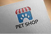 Modern Pet Shop Logo template