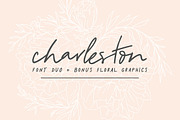 Charleston | Font Duo + Florals