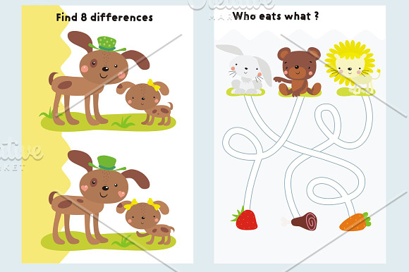 Set Let's be friends in Illustrations - product preview 4