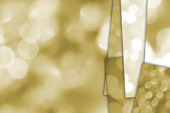 Gold Bokeh Paper Background Texture in Textures - product preview 1