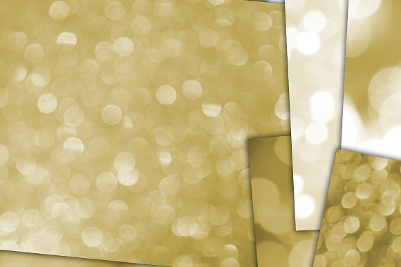Gold Bokeh Paper Background Texture in Textures - product preview 2