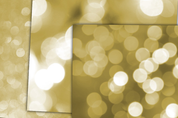 Gold Bokeh Paper Background Texture in Textures - product preview 4