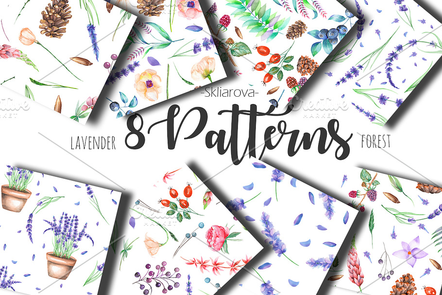 Forest and lavender Patterns in Patterns - product preview 8