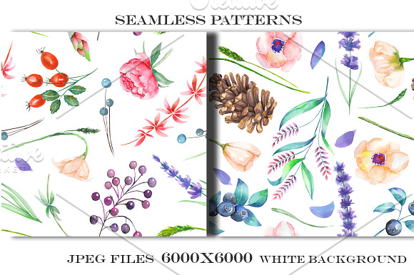 Forest and lavender Patterns in Patterns - product preview 2