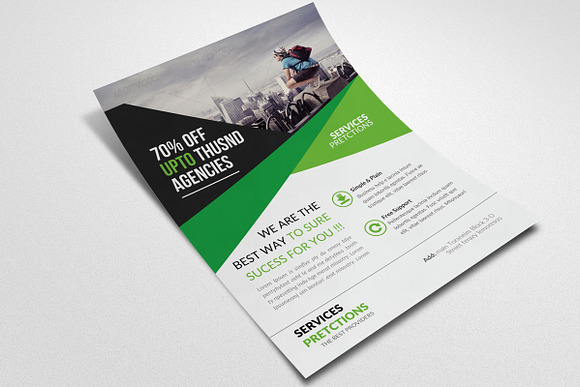 Business decision Making Flyer in Flyer Templates - product preview 2