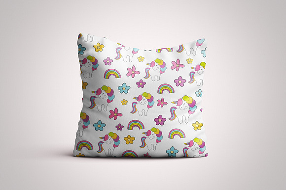 Unicorn 1 - elements and patterns in Illustrations - product preview 12