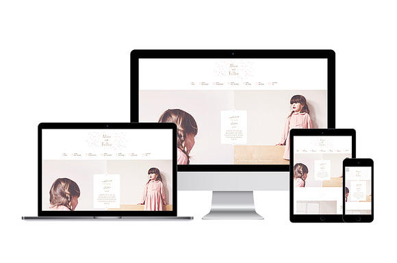 Alice & Tulley ProPhoto 6 Collection in Website Templates - product preview 1