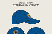Dad Hat or Dad Cap Template