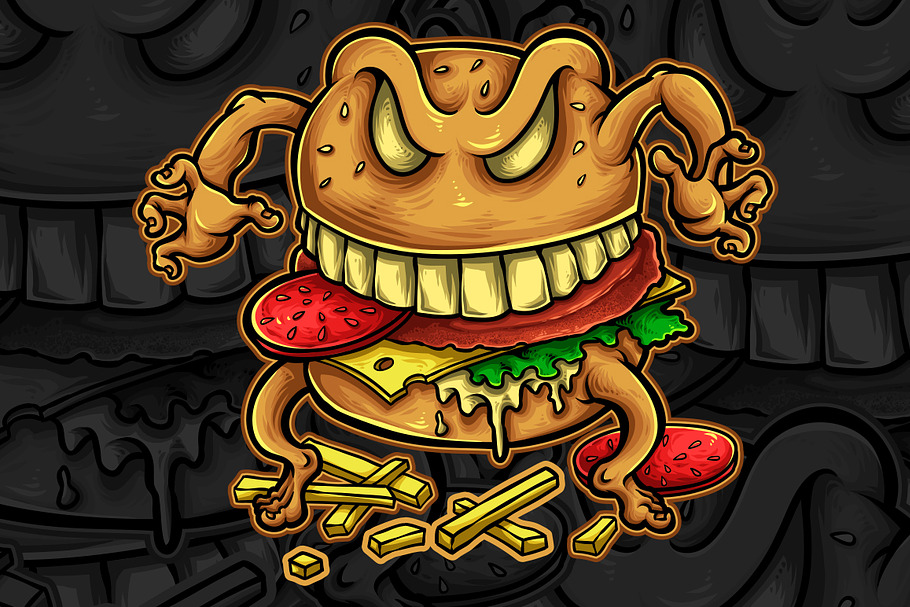 Curse Of The Burger in Illustrations - product preview 8
