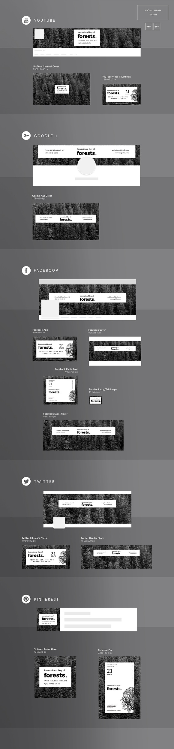 Branding Pack | Forests Day in Branding Mockups - product preview 7