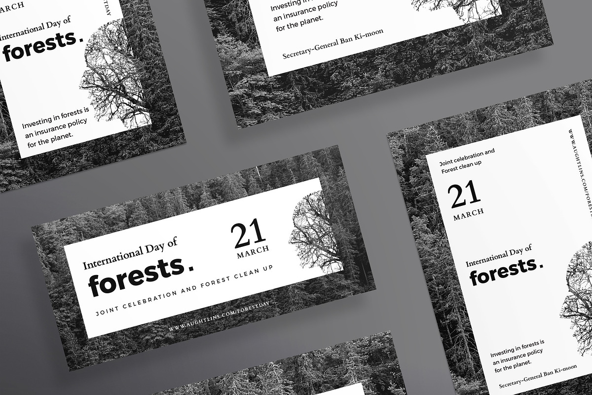 Flyers | Forests Day in Flyer Templates - product preview 8