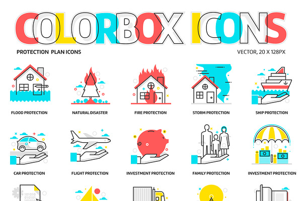 Colorbox icons, Insurance