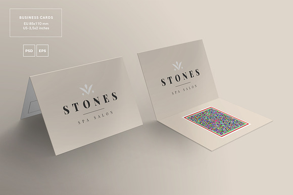 Branding Pack | Stones Spa in Branding Mockups - product preview 6