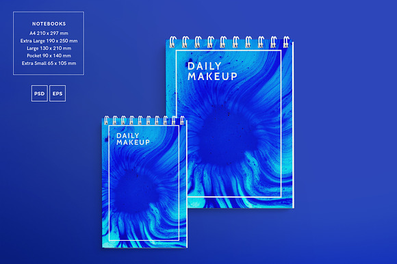 Branding Pack | Makeup Blue in Branding Mockups - product preview 5