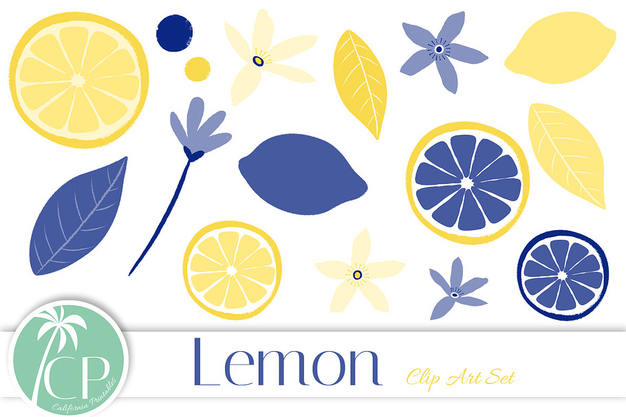 Lemon Clip Art Set