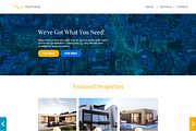 Minimalistic Real Estate Website PSD
