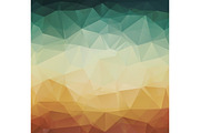 Abstract geometric pattern retro background