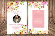Funeral Prayer Card Template