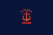 Strong Anchor Logo Template