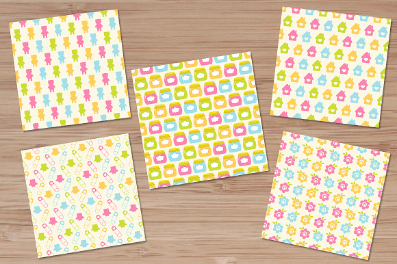 Seamless baby patterns (part 2) in Patterns - product preview 2