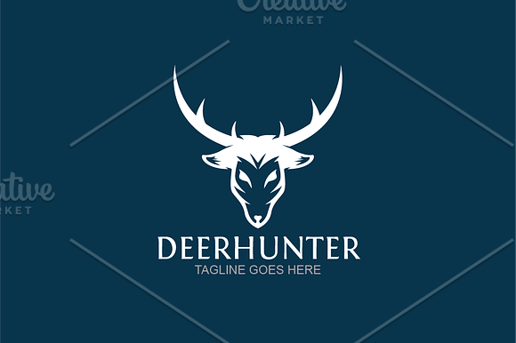 Deer Hunter in Logo Templates - product preview 1