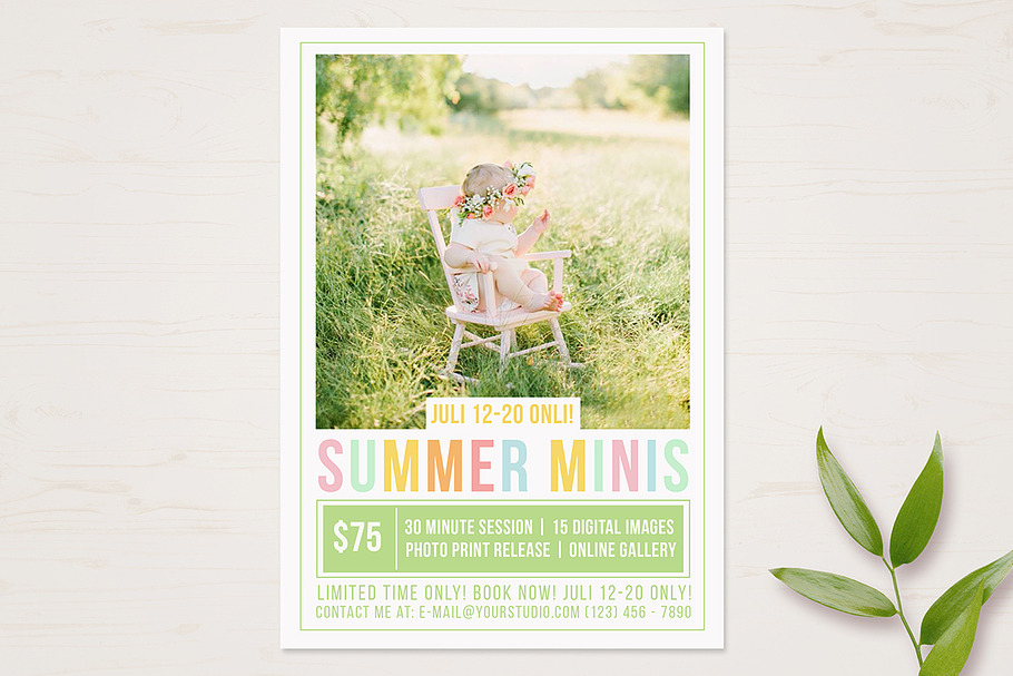 Summer Mini Session Template in Templates - product preview 8