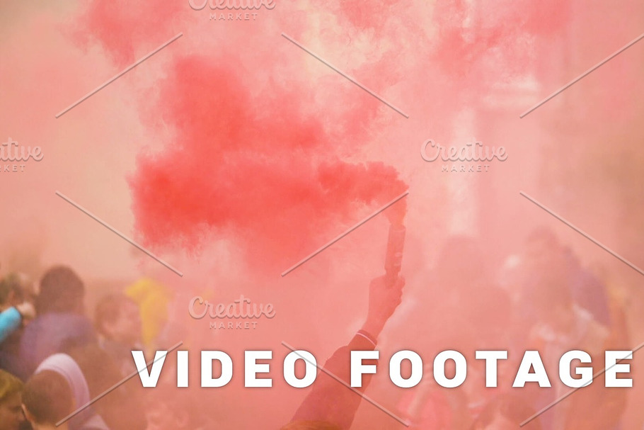 Festival of the colored smoke - slowmotion 180 fps in Graphics - product preview 8