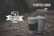 Coffee logos and recipes