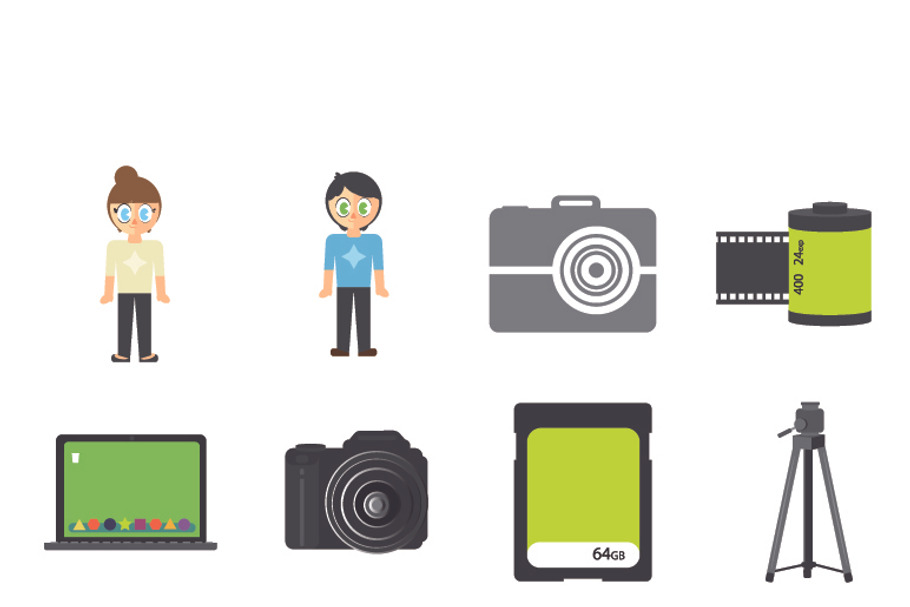 Photographers icons in Icons - product preview 8