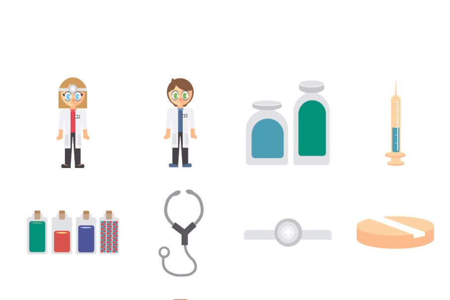 Doctors icons in Graphics - product preview 8