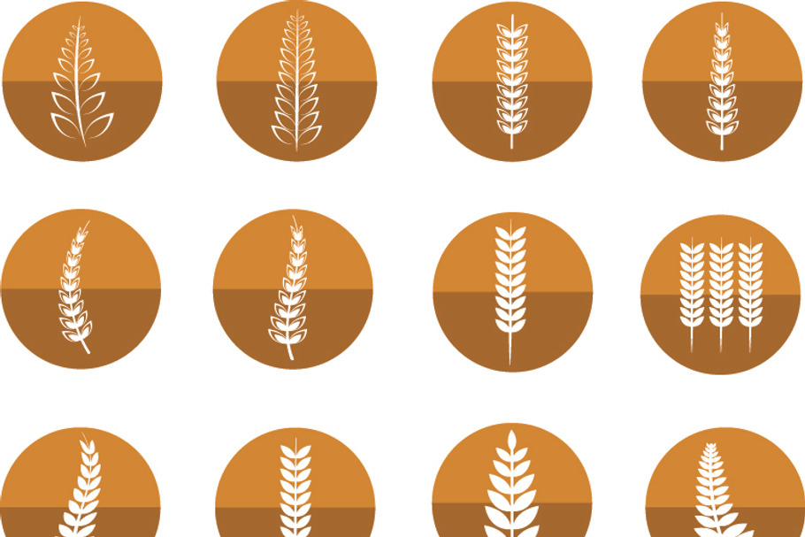 Wheat icons