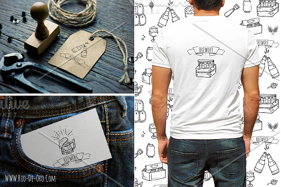 70 Brewery hand drawn elements! in Hand Drawn Icons - product preview 3