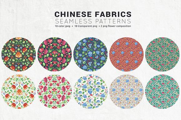 10 + 10 Chinese Seamless Patterns in Patterns - product preview 1