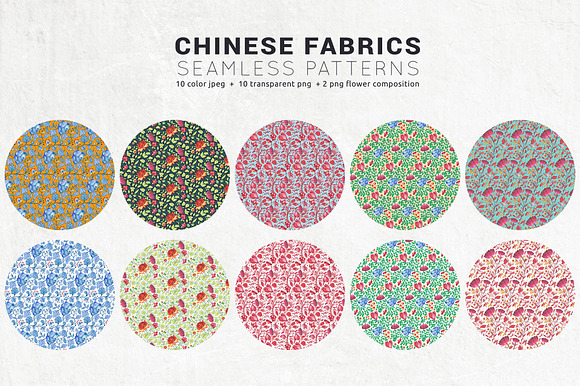 10 + 10 Chinese Seamless Patterns in Patterns - product preview 2