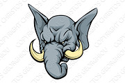 Elephant mascot character