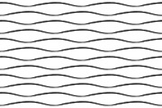 Wave line seamless pattern vector