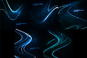 Set of Abstract vector background