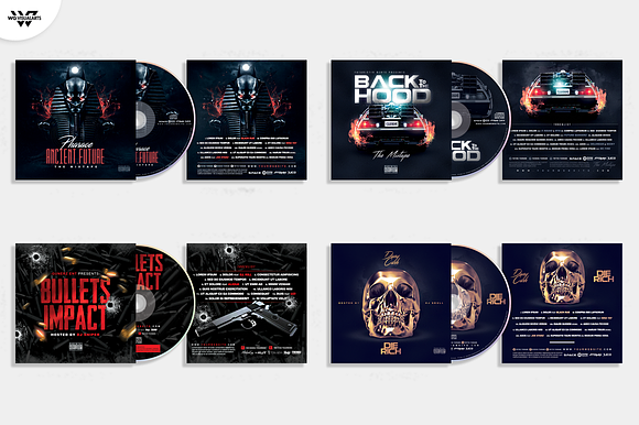 20 CD COVER TEMPLATES / 90%OFF in Templates - product preview 1